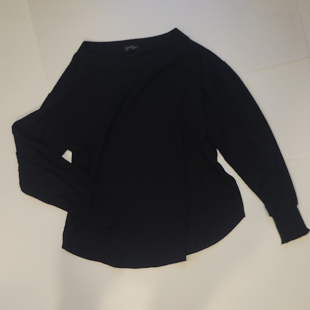 Jessica Simpson Black Long Sleeve Top